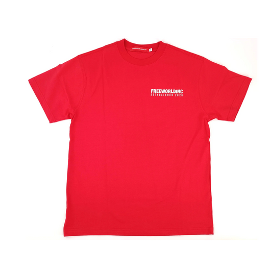 Red Classic Logo Tee