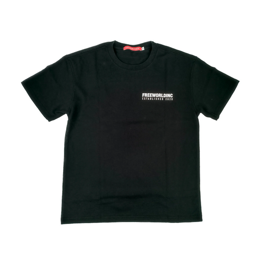 Black Classic Logo Tee