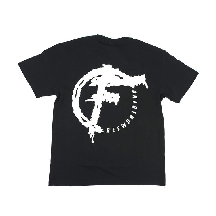 Black Classic Logo Tee