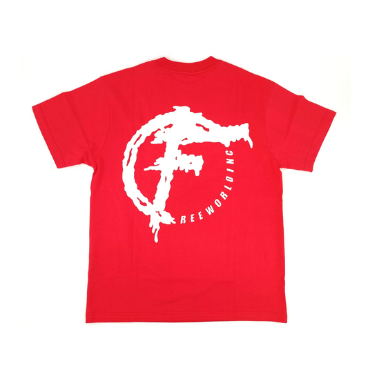 Red Classic Logo Tee