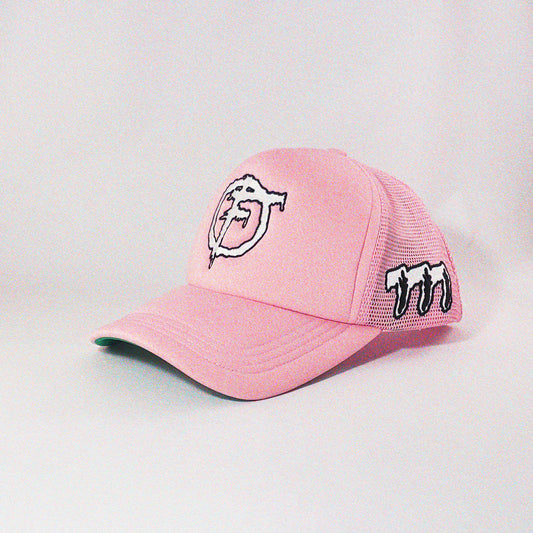 Pastel Pink Classic Logo Trucker Hat