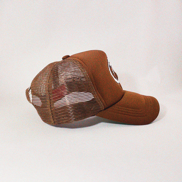 Brown Classic Logo Trucker Hat