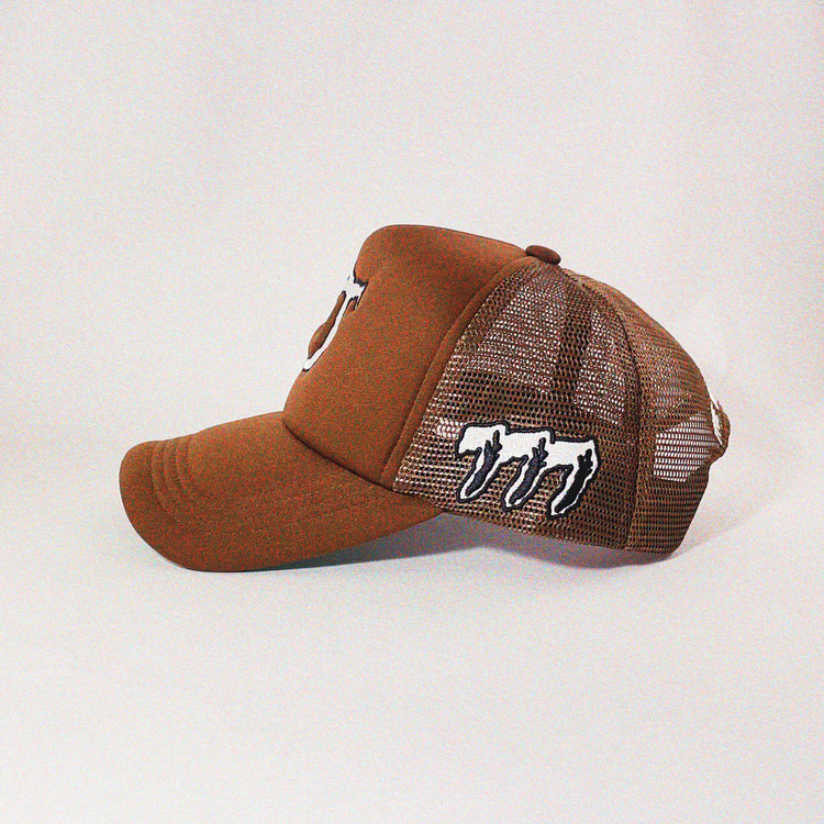 Brown Classic Logo Trucker Hat