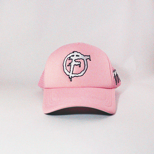 Pastel Pink Classic Logo Trucker Hat