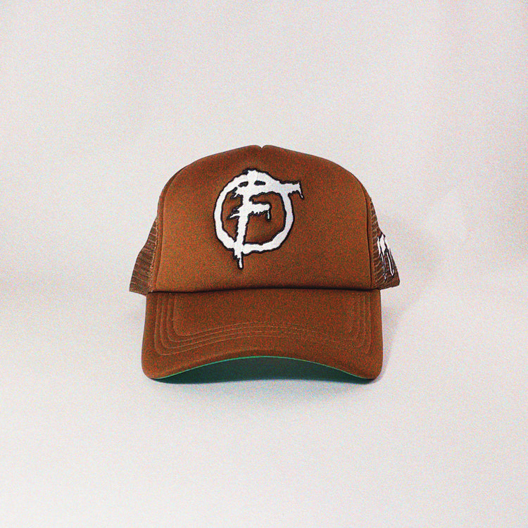 Brown Classic Logo Trucker Hat