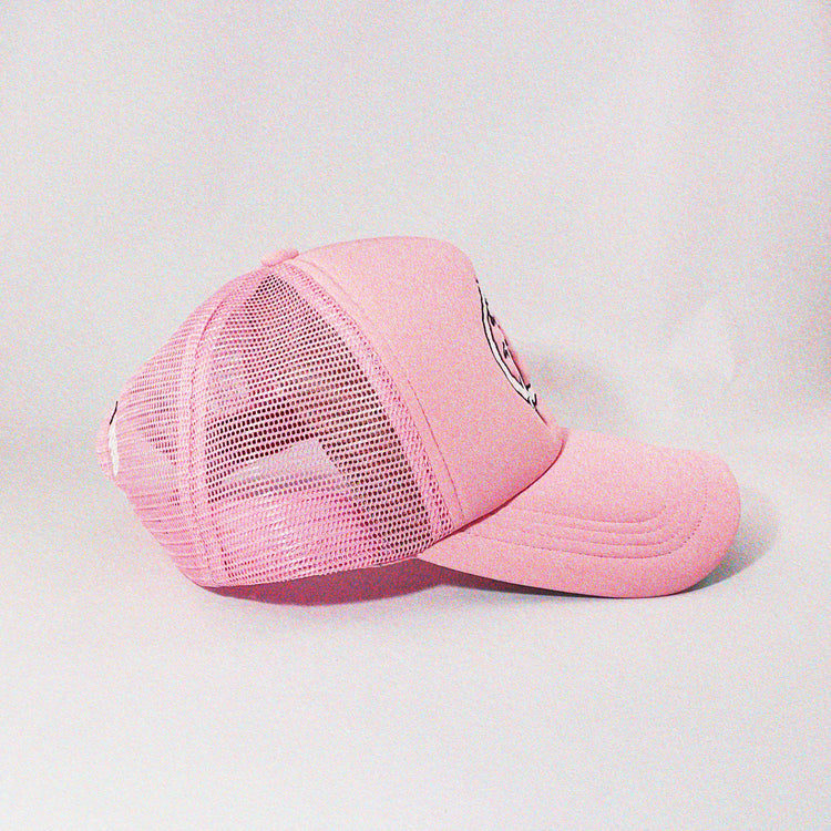 Pastel Pink Classic Logo Trucker Hat