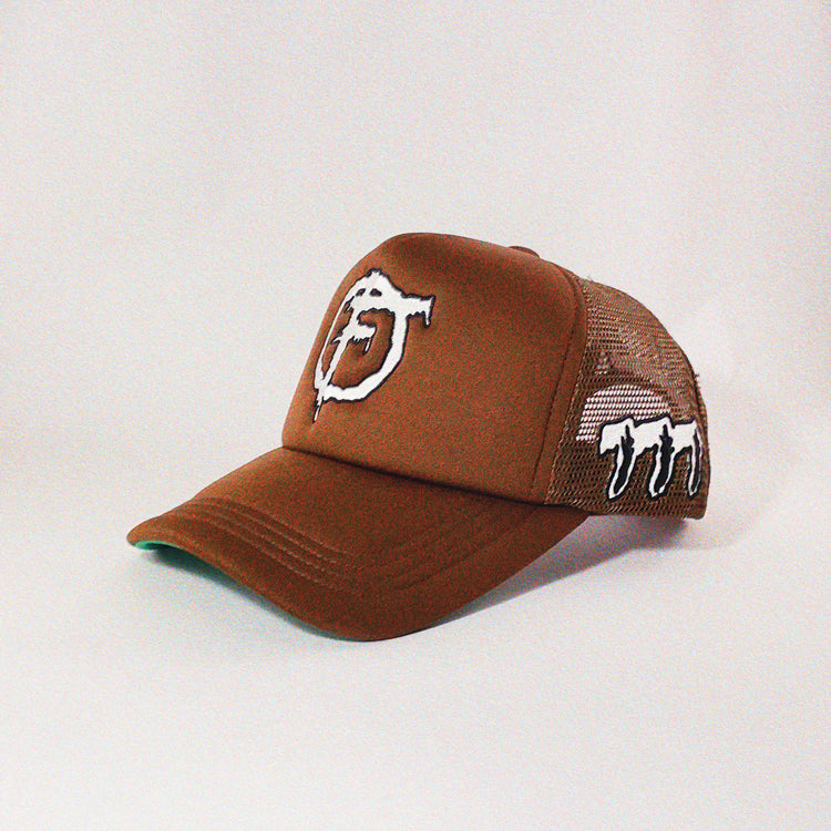 Brown Classic Logo Trucker Hat