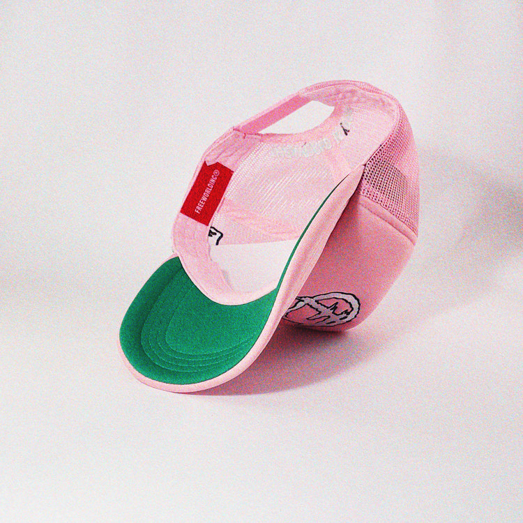 Pastel Pink Classic Logo Trucker Hat