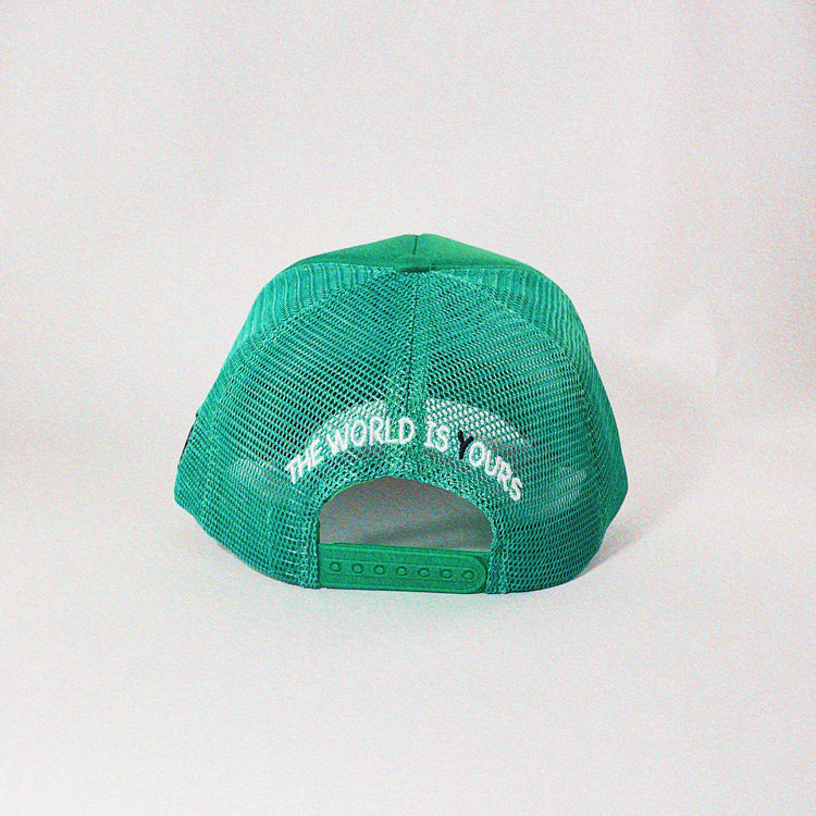 Kelly Green “Reverse” Classic Logo Trucker Hat