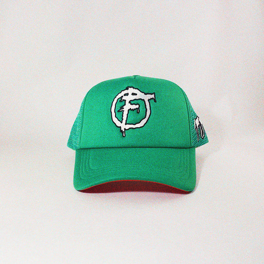 Kelly Green “Reverse” Classic Logo Trucker Hat