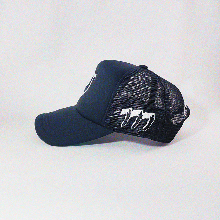 Black Classic Logo Trucker Hat