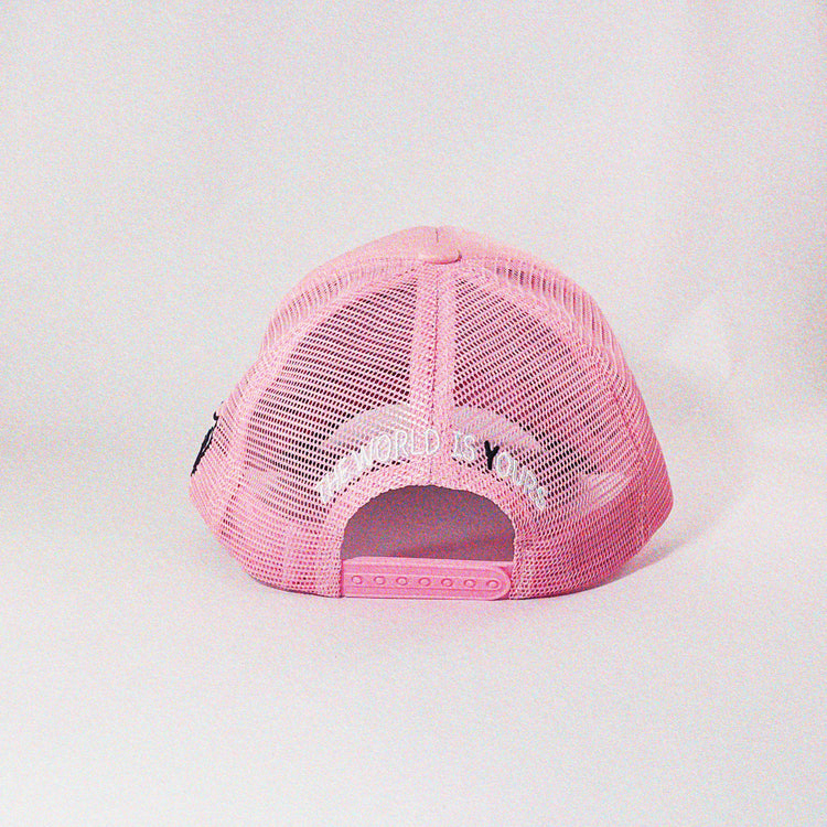 Pastel Pink Classic Logo Trucker Hat